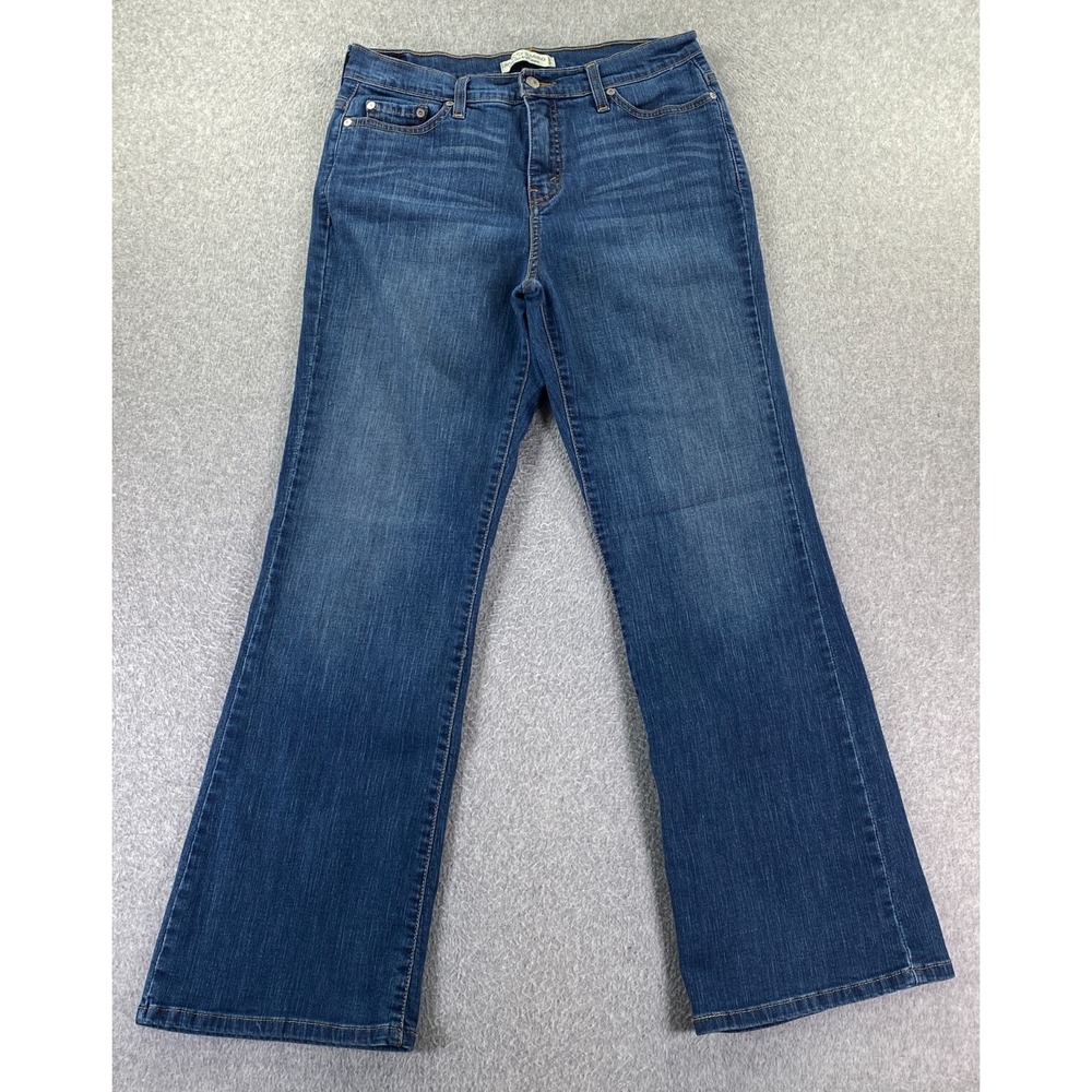 Levis Jeans Womens‎ 12M 512 Bootcut Perfectly Slimming Dark Wash High Rise Rodeo